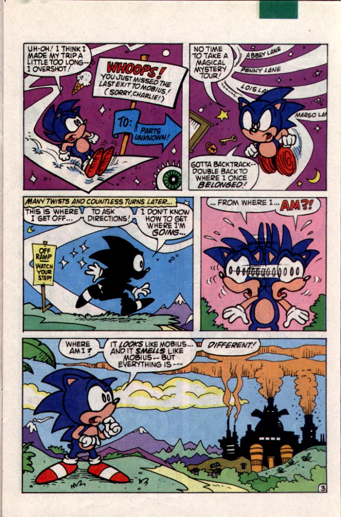 Sonic - Archie Adventure Series June 1994 Page 3